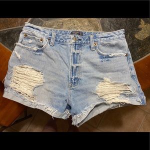 Distressed festival shorts